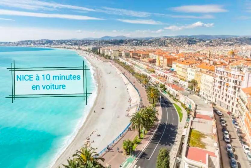 Cote D'Azur Joli Studio 50M Plage, Climatisation , Parking. Villeneuve-Loubet Exterior foto