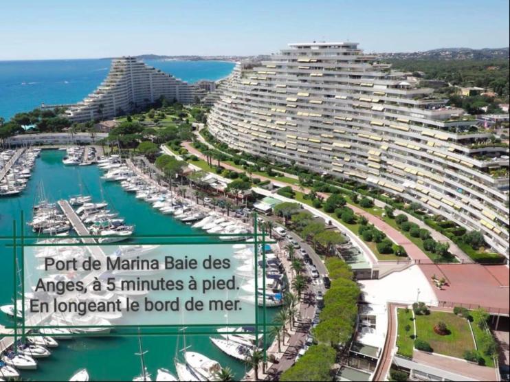 Cote D'Azur Joli Studio 50M Plage, Climatisation , Parking. Villeneuve-Loubet Exterior foto